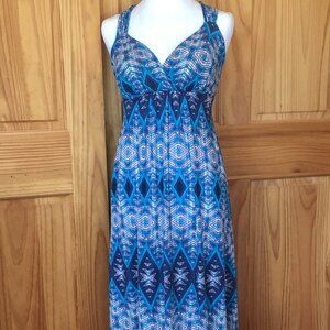 Pink Republic Maxi Dress – Geometric Print – Size XS
